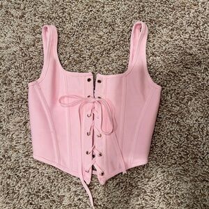 Pink Corset Top